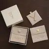 Bolsa de Joias de Microfibra Elegante e de Alta Qualidade com Fecho de Botão de Pressão para Colares e Anéis, Bolsa Barata para Armazenamento de Joias