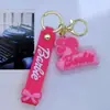 Nuevo Llavero Colgante Creativo de Dibujos Animados Barbie Transfronterizo para Bolso Llavero de Coche Accesorios Regalo Venta al por Mayor