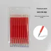 Caneta branca pequena com pincel, alto valor de cor, secagem rápida, caneta ST, caneta gel de pressão, caneta esferográfica preta japonesa para estudantes