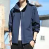Chaquetas Finas Casuales de Primavera y Otoño para Hombre y Mujer, Impermeables y a Prueba de Viento, Chaquetas Deportivas con Capucha Desmontable, Ropa de Viaje
