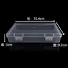 Venta Directa de Fábrica Caja de Plástico PP Rectangular Caja de Embalaje Transparente Caja para Piezas Pequeñas Caja para Piezas Caja de Almacenamiento de Joyería con Tapa