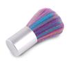 Cross-border exclusivo para a nova escova de pó de pó de unha colorida de alta qualidade de alta qualidade escova de pó arco-íris escova de limpeza escova de limpeza blush escova