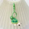 Colgante de muñeca hecho a mano a crochet colgante de tortuga de ganchillo de lana colgante de llavero tejido joyería para bolso