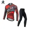 Maillot de Ciclismo Xintown Traje Largo Pantera Negra Nuevo Traje Largo de Verano Traje de Carrera Traje Traje de Bicicleta Hombres