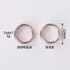 Botones de Anillo Metálico para Abrigos de Lana, Chaquetas, Trajes, Ropa Formal, Botones, Botones, Jin Da