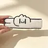Linda diadema de velcro de dibujos animados de animal largo perro salchicha para niñas, doble uso para lavarse la cara y fijar el flequillo