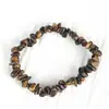 Gema de Cristal Natural Pulsera de Cristal Blanco Amatista Pulsera Irregular Joyería Decoración Personalizada Fabricante Mayorista