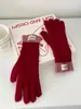 ¡Linda Belleza! Guantes Gruesos de Lana Tejida en los Dedos Color Azul Sal Marina para Otoño e Invierno con Pantalla Táctil para Ciclismo Hombres y Mujeres para Mantener Caliente y Proteger del Frío