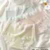 Pantaletas de Seda de Hielo Sin Costuras de Cintura Media para Mujer, Braguitas Levanta Glúteos, Encaje Sexy, No Aprietan, Entrepierna de Algodón Puro, Tallas Grandes
