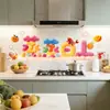 Pegatinas a Prueba de Aceite para Cocina, Pegatinas Impermeables para Estufa, Pegatinas Electrostáticas para Regalo de Inauguración de Casa, Artículos de Decoración para Casa Nueva