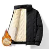 Comercio Exterior Nuevo Invierno Lana de Cordero Holgada Fresca Guapo Con Terciopelo Engrosada Casual Cálida Protección contra el Frío Ropa Exterior Chaqueta Hombre