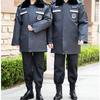 Uniforme de Segurança Inverno Espessado Prova de Frio Casaco de Algodão Sobretudo de Segurança Jaqueta Acolchoada de Algodão Comprimento Médio Jaqueta Multifuncional Acolchoada de Algodão Masculina de Inverno