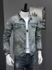Chaqueta de mezclilla con cremalleras y agujeros, estilo para hombre talla grande, primavera/otoño, diseño japonés, 2026, nicho, moderno, moda de calle
