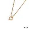 Moda Europea y Americana Nicho Cadena Sencilla Hueso de Serpiente Joyería DIY Acero Inoxidable Oro de 18K Hebilla de Tirachinas Engrapadora Cadena para Clavícula
