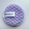 Esponja Limpiadora Facial con Forma de Piña de Venta Caliente, Esponja Desmaquillante a Base de Agua para Personas Perezosas, Esponja Húmeda Limpiadora Redonda Lavable de Doble Cara, Desmaquillante