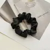 Anillo para el cabello de intestino grueso con lazo negro de alta calidad de Corea del Sur, cuerda para el cabello de bola femenina, cuerda para el cabello duradera y muy elástica, accesorios para el cabello