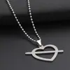 Collar de joyería de comercio exterior europeo y americano para hombre, colgante de acero de titanio, collar largo coreano de acero inoxidable, cadena de suéter para niña