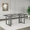 Soporte de pata de mesa de acero al carbono, mesa de centro con losa de mármol, base de pata de escritorio de oficina, pata de mesa de comedor, soporte de pata de mesa de café