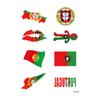 Venta al por mayor Juegos de la Copa del Mundo Bandera Nacional Calcomanía de Tatuaje Impermeable Calcomanía de Fútbol Calcomanía para la Cara Calcomanía de Juguete una generación de cabello