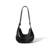 Bolso de mano tipo bola de masa, sencillo, de gran capacidad, para primavera y verano, para mujer, de piel sintética, texturizado, informal, suave, bandolera, ligero.