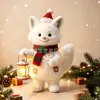 Ornaments de mesa de madeira de Natal de desenho animado retrô transfronteiriços pinguim urso boneco de neve decorações de mesa de sala de estar de feriado