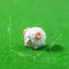 Terrario de musgo, lindas ovejas miniatura en blanco y negro, adorables figuritas pequeñas, paisajismo de jardinería, accesorios decorativos DIY, adornos en miniatura