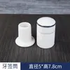 Conjunto de mesa cerâmico de três peças prato de osso Tigela Asa Colher Copo pauzinhos Hotel hotel desinfecção Linha Dourada borda azul louça atacado