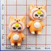 Muñeco de Animal de Dibujos Animados Accesorios de Resina para Tres Años DIY Hecho a Mano Imán para Refrigerador Pasador Llavero Colgante de Mochila Escolar de Moda