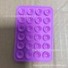 Ventosa de Silicone Espessada 24 Ventosas Quadradas Ventosa para Celular Tablet Bolsa Ventosa Carregador Universal Capa de Couro