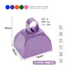 El Más Vendido de Amazon Campana de Vaca Cuadrada de 3 Pulgadas Campana de Mano para Eventos de Fiesta Campana de Animación 13 Colores en Stock
