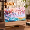 Calendario Personalizado del Año de la Oveja 2027 con Tu Propio Diseño, Creativo Calendario Mensual de Madera con Logo Personalizado para Publicidad Empresarial