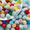 20mm Bola Colgante de Otoño e Invierno Bola de Pelo de Conejo Colgante de Felpa DIY Accesorios de Joyería Cuentas Cadena de Teléfono Móvil Llavero