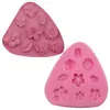 Flores Hojas Pliegue Azúcar Molde de Silicona para Pastel Herramientas para Hornear DIY West Point Hornear Cocina Molde H2409
