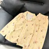Novo Conjunto de Pijama Duas Peças Cardigan Listrado com Gola Redonda para Meninas, Primavera e Outono, Roupa de Casa Fofa de Aluno Estrela