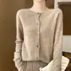 10 novos estilos de roupas de inverno: tops femininos, agasalhos, malhas outono/inverno, cardigans, suéteres de lã transfronteiriços, lã cinza