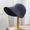 Gorra de estilo británico retro de color liso para mujer, Boina versátil de moda para verano con protección solar, Sombrilla para adelgazar la cara, Gorra de artista