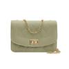Bolsa de ombro feminina nova moda linha bordada Lingge bolsa pequena feminina mochila tendência de rua comércio exterior bolsa quadrada pequena atacado