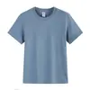 Dropshipping transfronteiriço de camisetas populares de algodão puro de peso pesado no Douyin, doze cores, corte regular, cor sólida, manga curta masculina de peso pesado