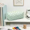 Bestseller transfronterizo bolsa de maquillaje portátil de gran capacidad para mujer, bolsa de almacenamiento de diseño exclusivo de lunares para lápiz labial y cosméticos