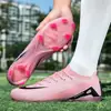 Zapatos de Fútbol Flyknit Putian Transfronterizos Nuevos de Caña Baja con Tacos 15 Entrenamiento Juvenil Tenis de Fútbol de Tacos Largos Antideslizantes