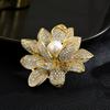 Broche Lótus Shengshi Corsage Feminino Exquisito e Luxuoso de Alta Qualidade 2024 Novo Pin de Flor da Moda Acessórios de Alta Qualidade