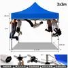 Toldo Protector Solar para Exteriores, Carpa Plegable, Sombrilla Grande de Cuatro Esquinas Engrosada y Reforzada, Carpa de Exposición para Montaje de Puesto, Impresión Personalizada con Publicidad