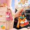 Liquidación de colección de llaveros colgantes de personajes de dibujos animados IP auténticos, lindos colgantes de estrella-luna-conejo para bolsos de niñas, stock para vendedores ambulantes