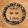 Pulsera de Obsidiana de los Doce Signos del Zodíaco Más Vendida Transfronteriza, Pulsera Versátil Simple Negra de Obsidiana Unisex para los 12 Signos del Zodíaco
