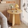 Mesa de Chá Redonda Pequena Estilo Wabi-Sabi Novo Modelo 2026 para Apartamentos Pequenos, Sala de Estar, Mesa Lateral de Varanda, Rack de Armazenamento