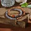 Nuevos brazaletes de estilo étnico, brazaletes de cristal hechos a mano de nicho para estudiantes, niñas, parejas y mejores amigos, al por mayor