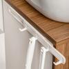 Gancho para hueco de cocina y baño, cocina, dormitorio, baño, puerta trasera, gancho de cuatro filas, extraíble sin perforaciones, gancho de plástico japonés