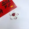 Tela de Año Nuevo Cuadros Lunares Lazo Accesorios para el Cabello DIY Hecho a Mano Adorno para la Cabeza Ropa Broche Decoración de Lazo