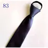 Corbata de Hombre Cremallera Novio Boda Roja 8cm Vestido Negocio Nudo Negro Libre Perezoso Fácil de Tirar Azul Corbata