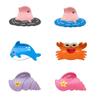 Nueva horquilla creativa con forma de animal marino, con diseño de delfín rosa, ácido acético y tiburón, accesorio para el cabello para mujer.